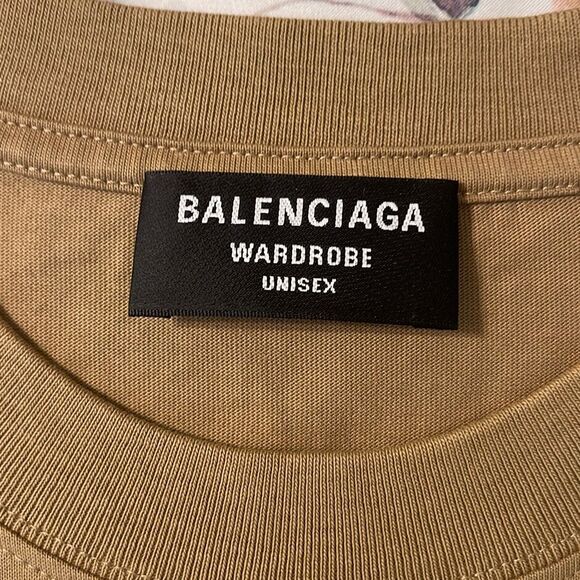 Balenciaga Logo T-Shirt “OAT” - Picture 5 of 12